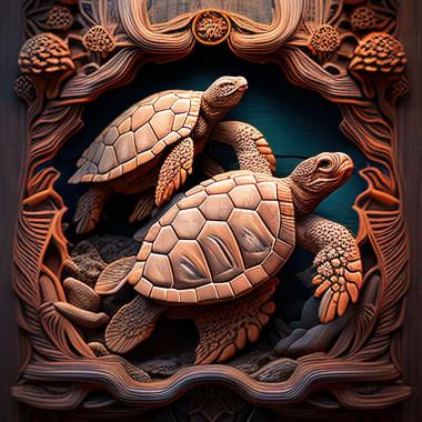 3D model Tortuga Two Treasures (STL)